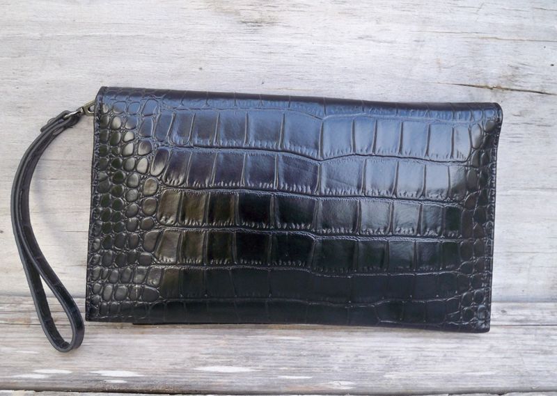 Svart Väska Clutch David Jones