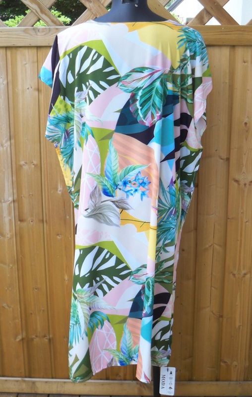 Mönstrad Kaftan Viskos