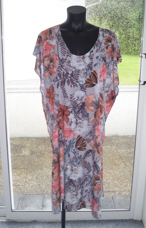 Kaftan Mönstrad Viskos