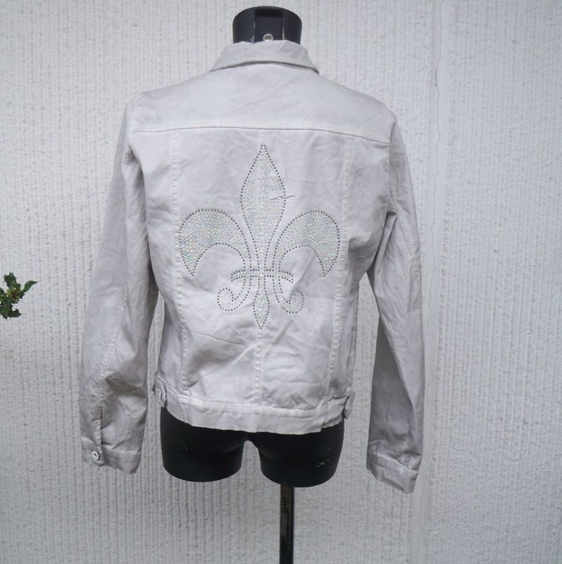 Grå Jeansjacka Lilie