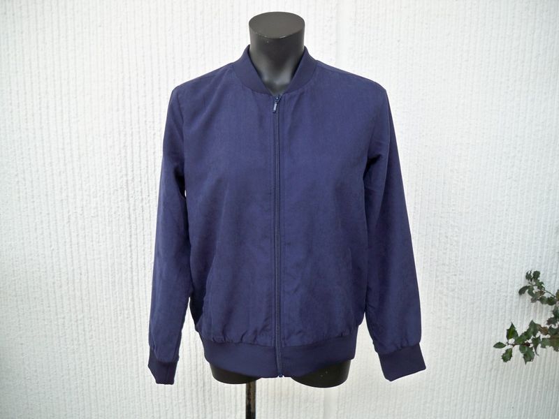 Marinblå Bomberjacka Ze-Ze
