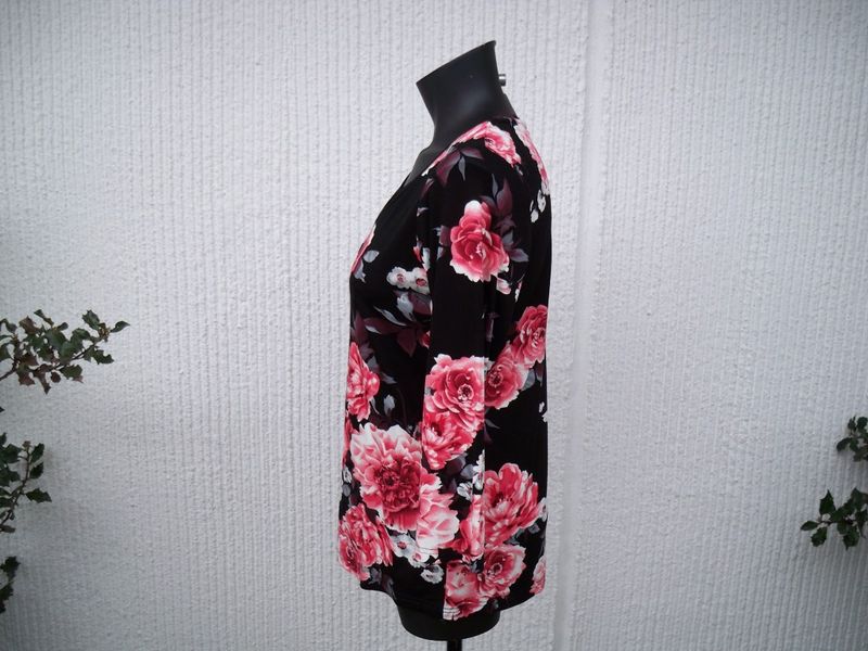 Blommig Topp Rosa Bonsai Ze-Ze