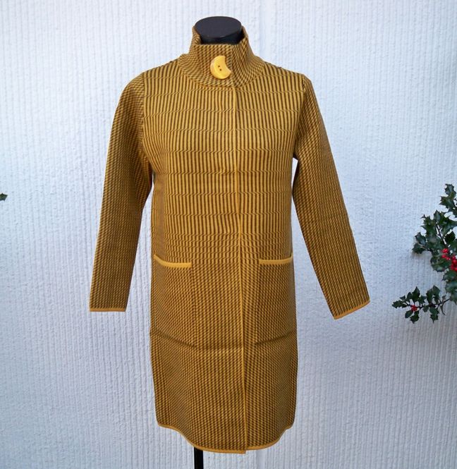 Huvudbild Mönstrad Kappa Curry Svart