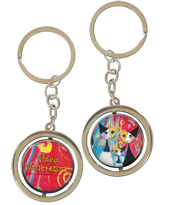 Huvudbild Nyckelring Med Katter Rosina Wachtmeister