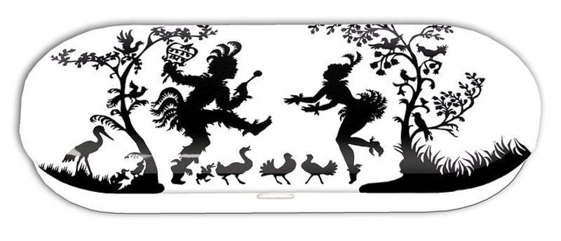 Hårt Glasögonfodral. Papageno-Lotte Reiniger