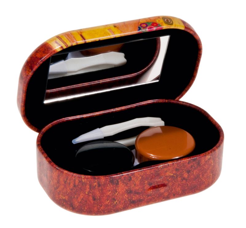 Kontaktlinsetui. Gustav Klimt Kyssen