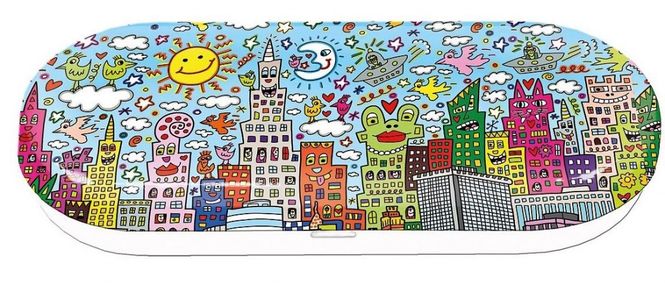 Huvudbild Hårt Glasögonfodral. My New York City-James Rizzi