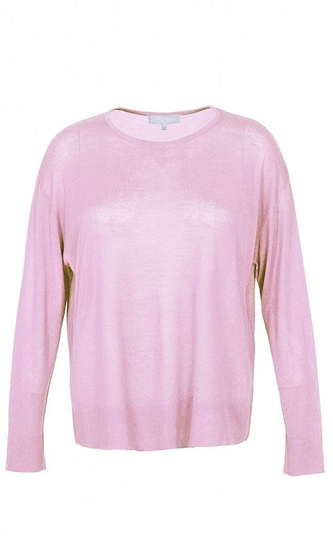 Rosa Finstickad Tröja Ze-Ze