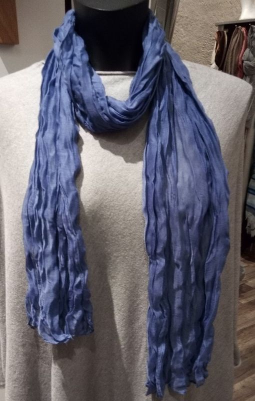 Duvblå Lång Scarf
