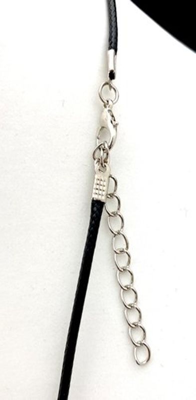 Halsband Hematit Med Orange Pärla Selma  Magnani Smyckesdesign