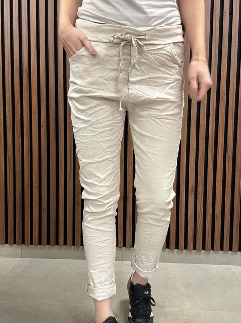 Huvudbild Gemini - Helen Beige Stretchiga Byxor