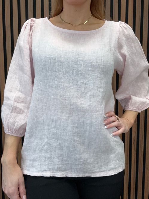 Huvudbild Gemini - Xana Rosa Linneblus Halvlång Ärm