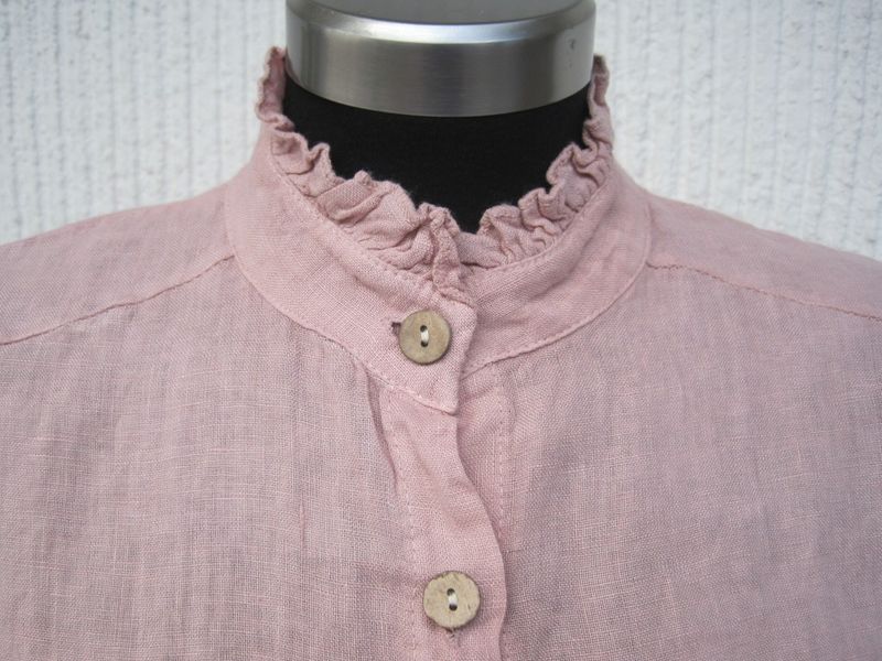 Gammelrosa Linneblus Lång Ärm Janne K