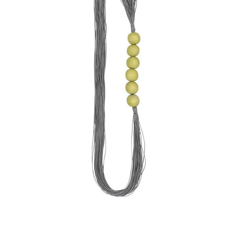 Långt Halsband Saskia Mustard Dansk Smykkekunst