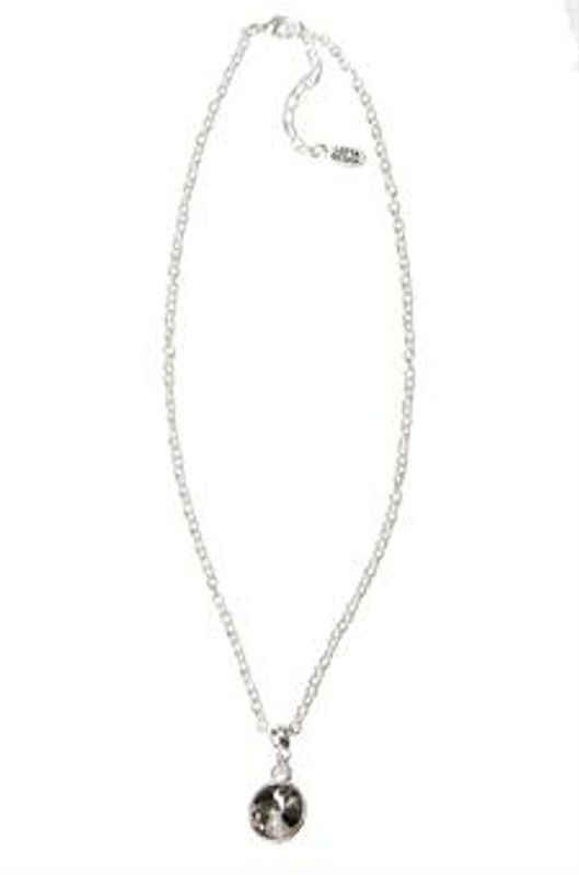 Halsband med grå kristall. Lotta Design of Sweden